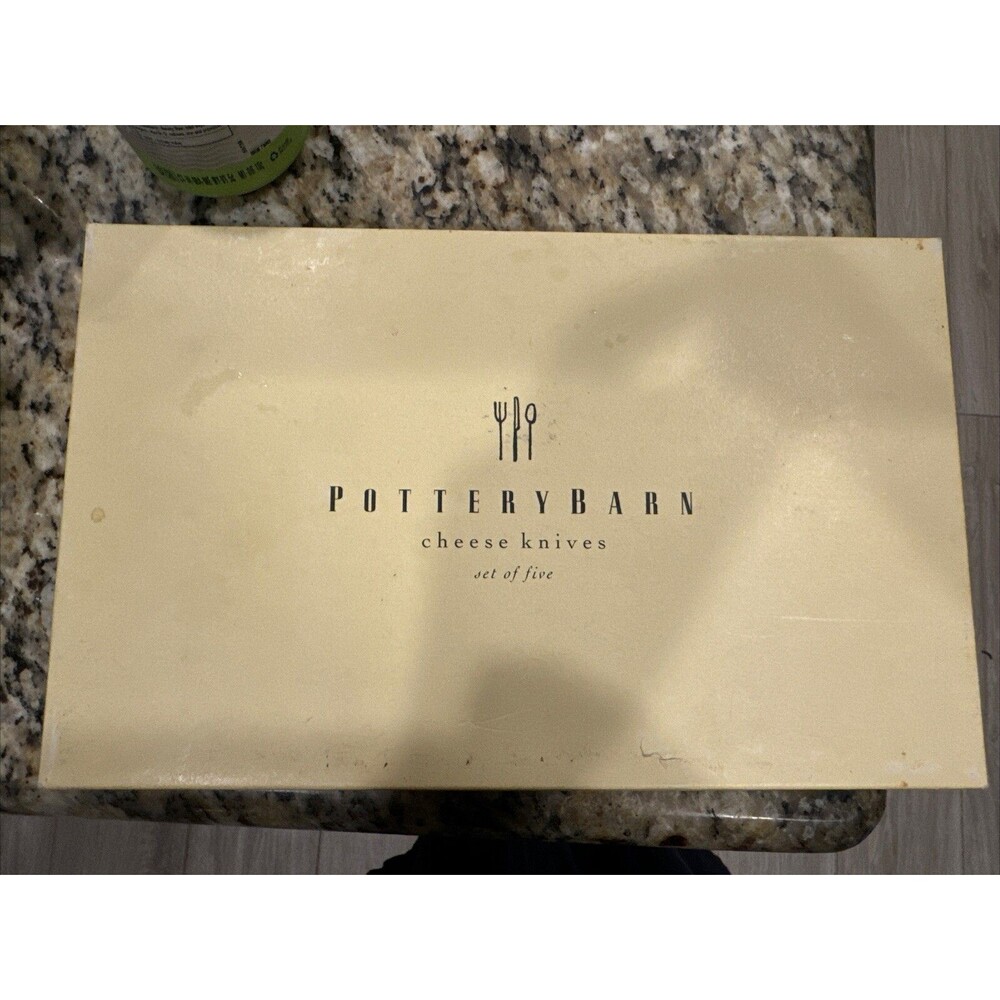 Pottery Barn charcuterie Cheese Knives Set of 5 Made in Italy